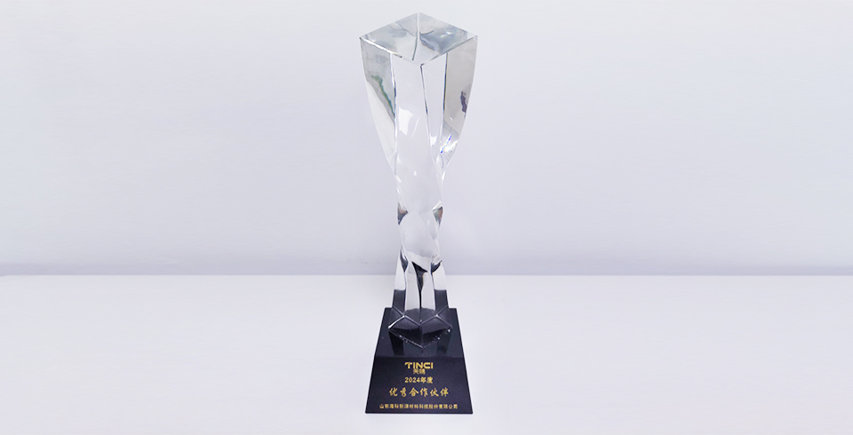 高贝新源公司荣获天赐材料2024年度“优秀合作伙伴”奖项